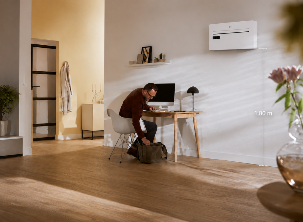 Monoblock airco koeling en verwarming WDH 235 PTC