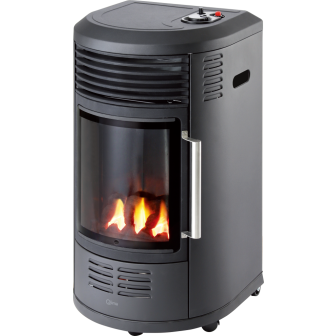 Gaskachel GH 8034 zonder druk regelaar zwart