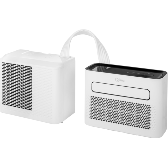 Mini split airconditioner met verwarming QsplitMini wit/mat