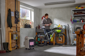 Gaskachel 2-in-1 GH 741 RM wit/zwart